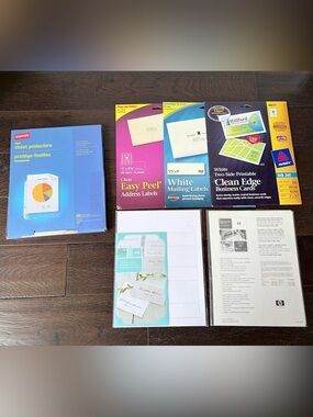 Office Supply Bundle: Labels, Business Cards, Place Cards, Dividers, Paper